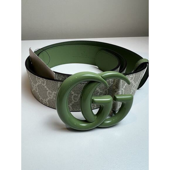 Authentic GUCCI GG MARMONT SUPREME Women's Belt Size 90 - Picture 1 of 10